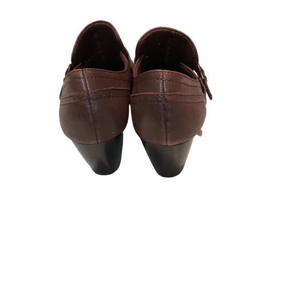 Bare Traps Women’s Hayden Brown Leather Slip on Booties/Clog Shoe. Size 11M - Picture 6 of 12